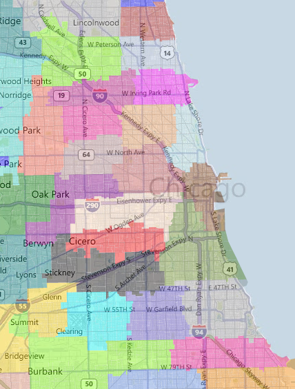32 Map Of Northern Illinois Suburbs - Maps Database Source